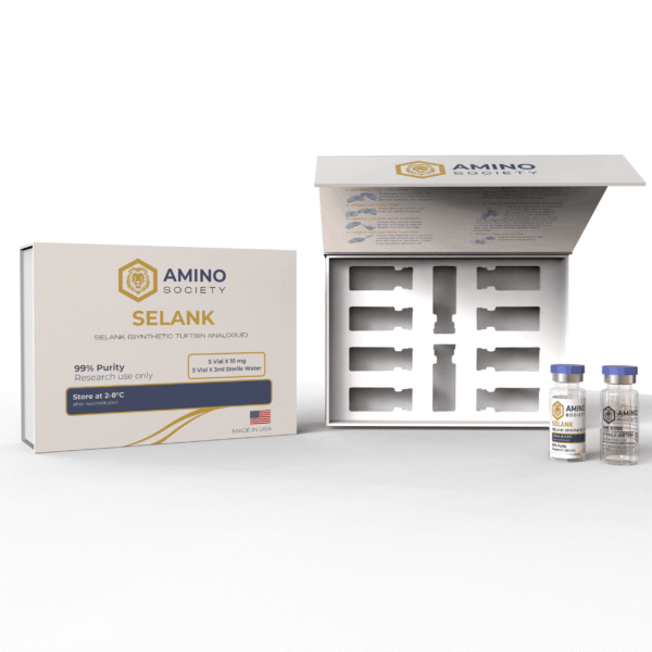 Selank research compound — 10mg, lyophilised