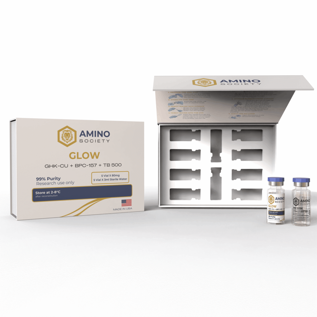 Glow research compound — 80mg blend, lyophilised
