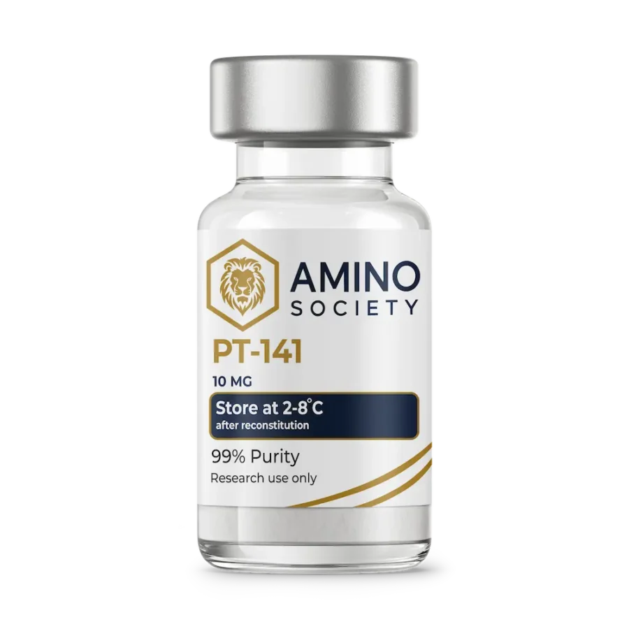 Amino Society PT-141 10mg research peptide vial