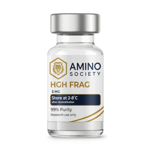 Amino Society HGH FRAG 5mg research peptide vial
